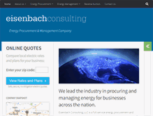 Tablet Screenshot of eisenbachconsulting.com